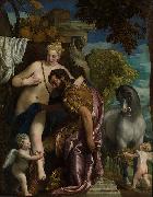 Paolo  Veronese Mars and Venus United by Love oil painting